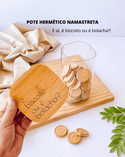 Pote Hermético Namastreta: é biscoito ou é bolacha?