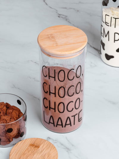 Adesivo para Pote Hermético Choco Choco Chocolaaate