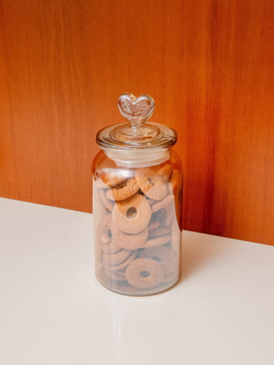 Pote Hermético de Vidro Âmbar - Coleção Mellière - 1,3L